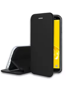 Samsung Galaxy J6 Leather Case Folio CLAM | Ibroz