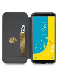 Samsung Galaxy J6 Etui Cuir Folio CLAM | Ibroz 2