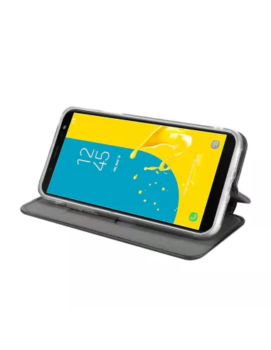 Samsung Galaxy J6 Leather Case Folio CLAM | Ibroz