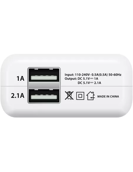 Dual USB 2.1A Wall Charger | Ibroz