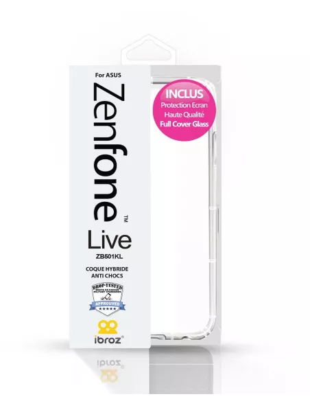 Zenfone Live (ZB501KL) - Pack Shockproof case + Screen protector 4H...