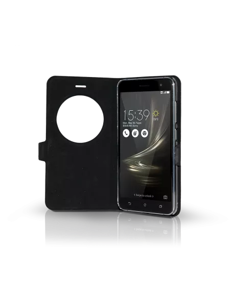 Zenfone 3 (ZE520KL) Leather folio case SmartView | Ibroz
