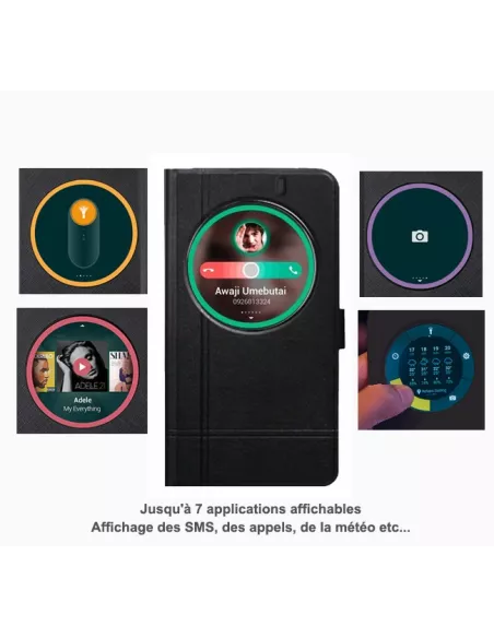 Zenfone 2 (ZE550ML) Leather folio case | Ibroz