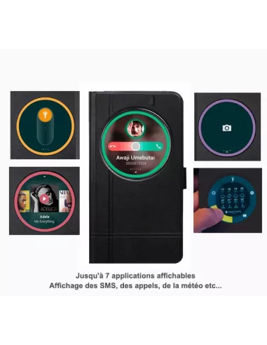 Zenfone 2 Selfie (ZD551KL) Leather folio case | Ibroz