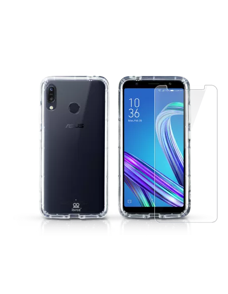 Zenfone 5 (ZB555KL) Pack Coque antichocs + Protection écran 9H | Ibroz