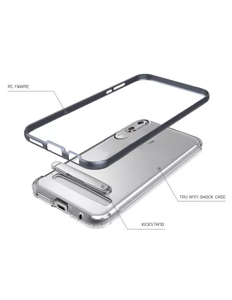 Zenfone Max M1 (ZB555KL) Crutch Case Antichocs + Protection écran 9...