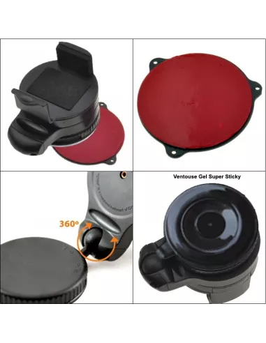 Mini suction cup car mount for windshield and dashboard | Ibroz