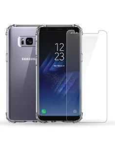 Samsung Galaxy S8 Pack Shockproof Case + Screen Protector 9H | Ibroz