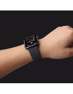 Bracelet Apple Watch 8, 7, 6, SE, 5, 4, 3 - SoftTouch - Noir | Ibroz 2