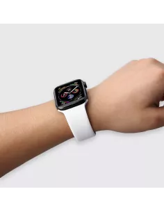 Apple Watch Band 8, 7, 6, SE, 5, 4, 3 - SoftTouch - White | Ibroz 2