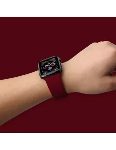 Apple Watch Band 8, 7, 6, SE, 5, 4, 3 - SoftTouch - Bordeaux | ... 2