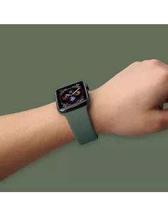 Apple Watch Band 8, 7, 6, SE, 5, 4, 3 - SoftTouch - Khaki Green M... 2