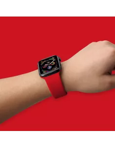 Apple Watch Band 8, 7, 6, SE, 5, 4, 3 - SoftTouch - Red | Ibroz 2