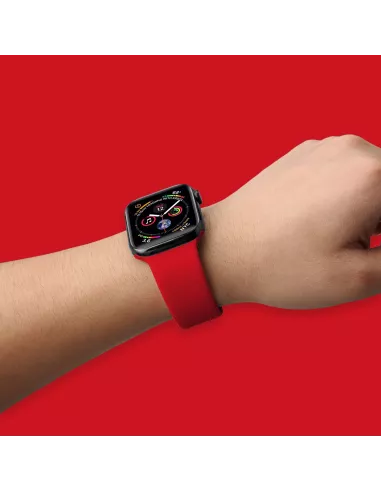 Apple Watch Band 8, 7, 6, SE, 5, 4, 3 - SoftTouch - Red | Ibroz