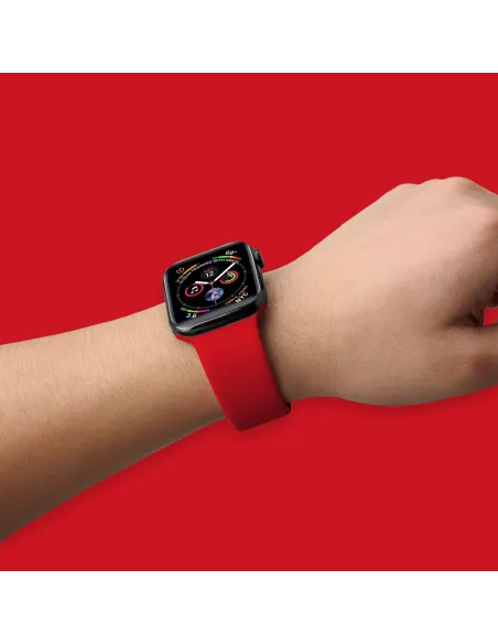Apple Watch Band 8, 7, 6, SE, 5, 4, 3 - SoftTouch - Red | Ibroz