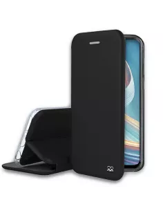 Oppo Reno 4Z Etui Cuir Folio Clam + Verre Trempé - Noir | Ibroz