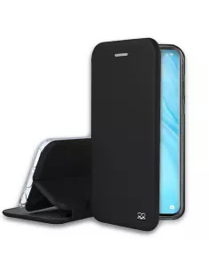 Oppo Reno 4 PRO (4G) Etui Cuir Folio Clam + Verre Trempé - Noir | I...