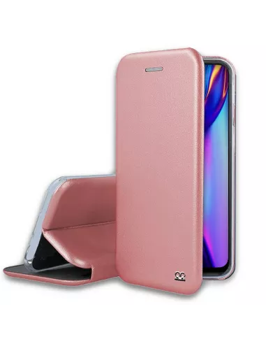 Oppo A12K Etui Cuir Folio Clam + Verre Trempé | Ibroz