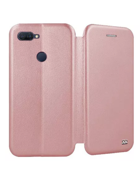 Oppo A12K Etui Cuir Folio Clam + Verre Trempé | Ibroz