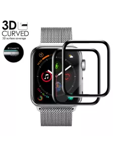 Protection écran 9H intégrale 3D Curved Apple Watch 4, 5, 6, SE, 7 ...