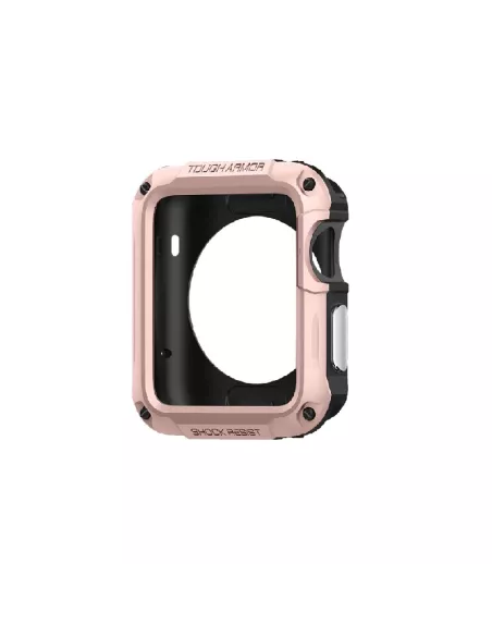 Coque Armor Defender Rose pour Apple Watch 4, 5, 6, SE | Ibroz