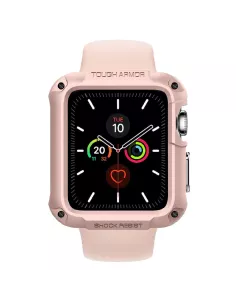Coque Armor Defender Rose pour Apple Watch 4, 5, 6, SE | Ibroz