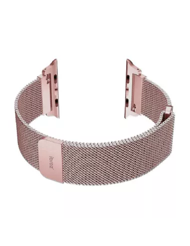Bracelet Apple Watch 8, 7, 6, SE, 5, 4, 3 - Maille milanaise acier ...