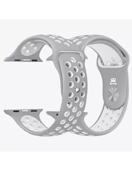 Bracelet Sport Apple Watch 7, 6, SE, 5, 4, 3 - Gris | Ibroz