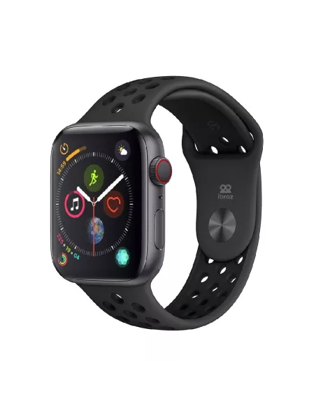Bracelet Sport Apple Watch 7, 6, SE, 5, 4, 3 - Noir | Ibroz