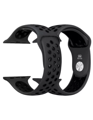 Bracelet Sport Apple Watch 7, 6, SE, 5, 4, 3 - Noir | Ibroz