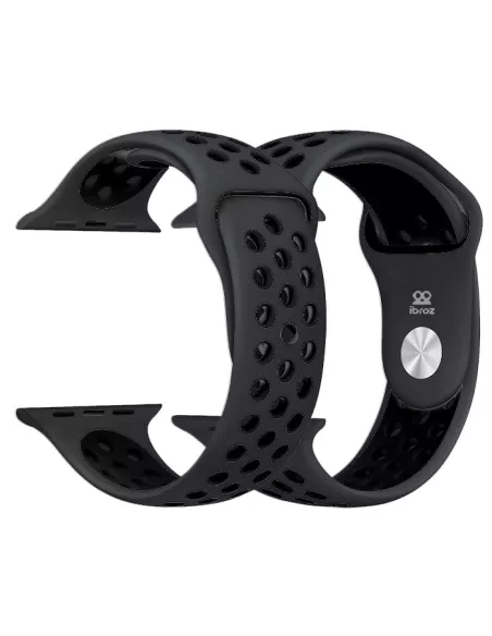 Bracelet Sport Apple Watch 7, 6, SE, 5, 4, 3 - Noir | Ibroz