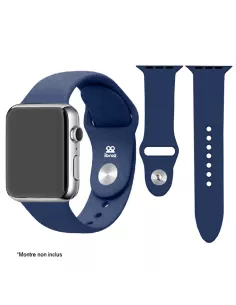 Apple Watch Band 8, 7, 6, SE, 5, 4, 3 - SoftTouch - Navy Blue...