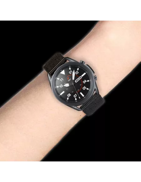 Bracelet acier à maille milanaise avec fermeture magnétique 20 et 2...