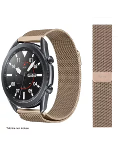 Samsung / Huawei Watch Stainless Steel Milanese Mesh Bracelet - Champagne ...