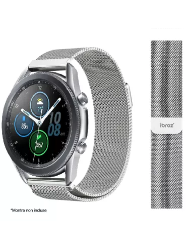 Milanese mesh steel bracelet Samsung / Huawei Watch - Silver | I...