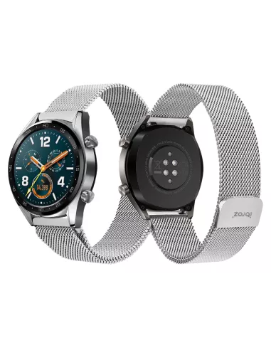 Milanese mesh steel bracelet Samsung / Huawei Watch - Silver | I...