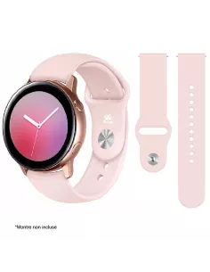 Bracelet SoftTouch Universel Samsung / Huawei - 20mm - Rose | Ibroz