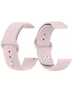 Bracelet SoftTouch Universel 22mm Samsung / Huawei - Rose | Ibroz 2