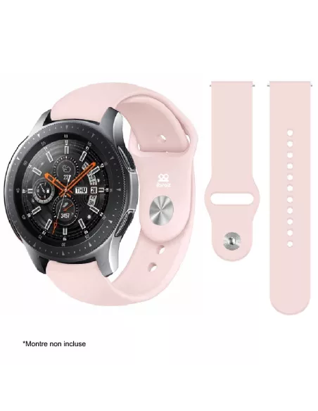 SoftTouch Universal 22mm Samsung / Huawei Wristband - Pink | Ibroz