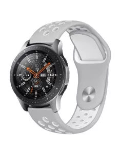 Universal Sport Wristband Samsung Watch / Huawei Watch - Grey/White ... 2