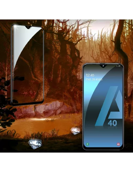 Samsung A40 - iGuard Diamond-5D Full Screen Protection | Ibroz