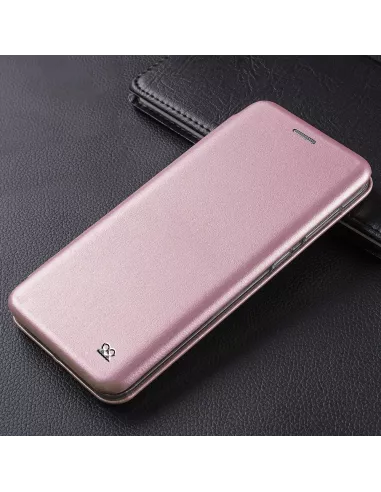 Xiaomi Mi 10T Pro Etui Cuir Folio CLAM - Rose | Ibroz