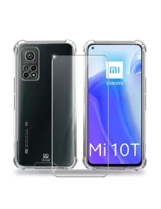 Xiaomi Mi 10T Pack Coque antichocs + Protection écran 9H | Ibroz