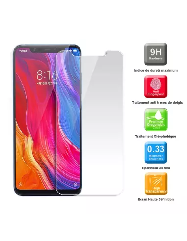 Xiaomi Mi 8 Pack Shockproof Case + Screen Protector 9H | Ibroz