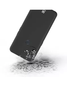 Oppo A53s Coque Liquid Silicone + Verre Trempé 9H - Noir | Ibroz 2