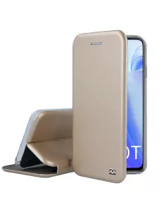 Xiaomi Mi 10T Leather Case Folio CLAM - Gold | Ibroz