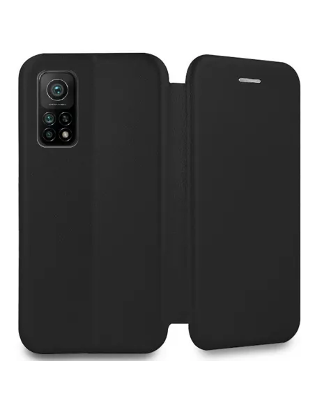 Xiaomi Mi 10T Pro Leather Case Folio CLAM - Black | Ibroz