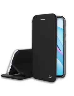 Xiaomi Mi 10T Lite Leather Case Folio CLAM - Black | Ibroz