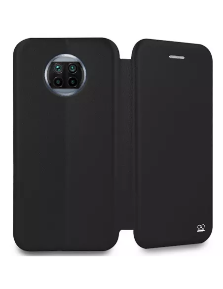 Xiaomi Mi 10T Lite Etui Cuir Folio CLAM - Noir | Ibroz
