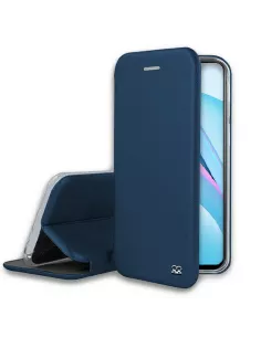 Xiaomi Mi 10T Lite Etui Cuir Folio CLAM - Bleu | Ibroz